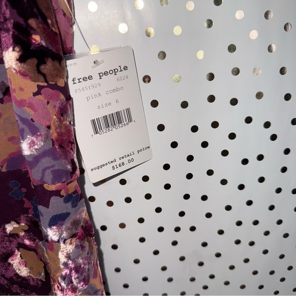 Free People Floral Purple Sleeveless Dress - Picture 4 of 10